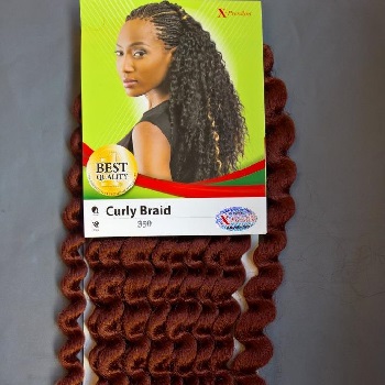 Xpression Curly Braid 40" (Crochet Braid)